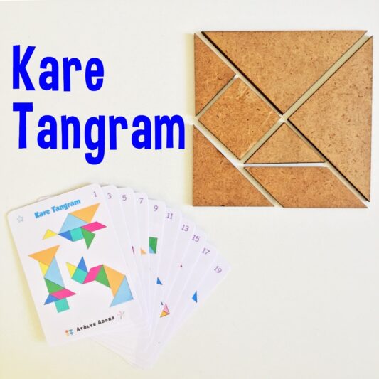 Kare Tangram Oyun - Matematik Akıl Zeka Mantık Oyunu