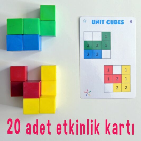 Unit Cubes - Birim Küpler - Matematik Akıl Zeka Mantık Oyunu - Görsel 3