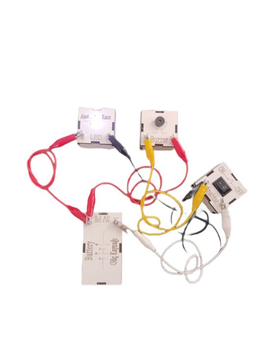 Kutu Devreler Başlangıç Seti Elektrik Elektronik - Stem Eğitici Oyun Seti - Görsel 4