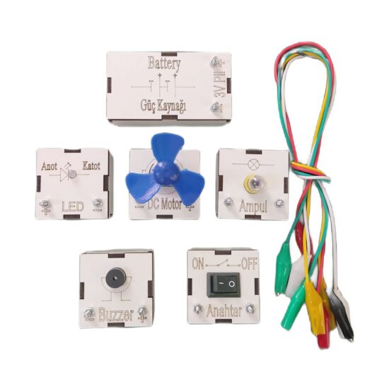 Kutu Devreler Başlangıç Seti Elektrik Elektronik - Stem Eğitici Oyun Seti - Görsel 3