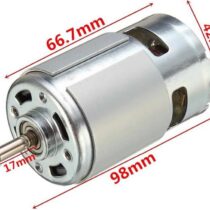 Rs775 Dc Motor 24V 15000 Rpm Rulmanlı Şarjlı Matkap Cnc Motor
