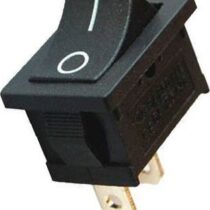 10 Adet Siyah On-Off Anahtar 20mm Siyah Rocker