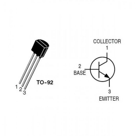 10 Adet Adet BC337 NPN Bipolar Junction Transistor - Görsel 2