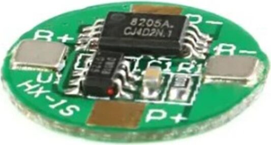 5 Adet Yuvarlak 1s 2.5A Bms 3.7 V 18650 Lityum Lipo Pil Şarj Koruma Modülü - Görsel 2