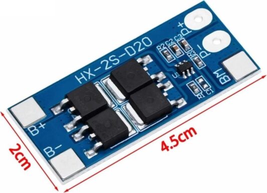 2s 13A Bms 18650 Lityum Pil Şarj Koruma Devresi - Görsel 4