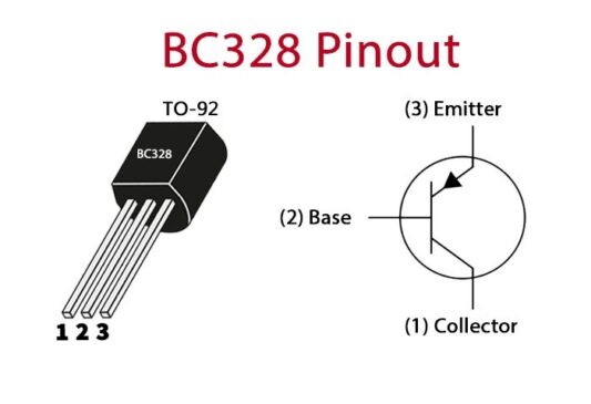 100 Adet BC328 Transistör PNP - Görsel 3