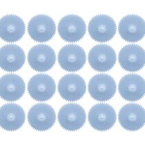20 Adet Plastik  Dişli (28X28X6.5 MM İÇ ÇAPI: 2MM)