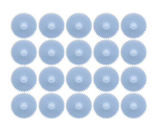 20 Adet Plastik  Dişli (28X28X6.5 MM İÇ ÇAPI: 2MM)