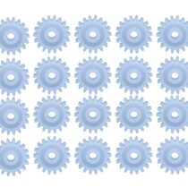 20 'li  Plastik  Dişli (9.5X9.5X4.2 İÇ ÇAPI: 2MM)