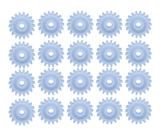20 'li  Plastik  Dişli (9.5X9.5X4.2 İÇ ÇAPI: 2MM)