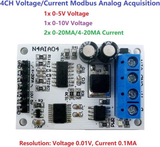 Modbus 4-20mA, 0-5V, 0-10V Analog Sinyal Modülü - Görsel 4