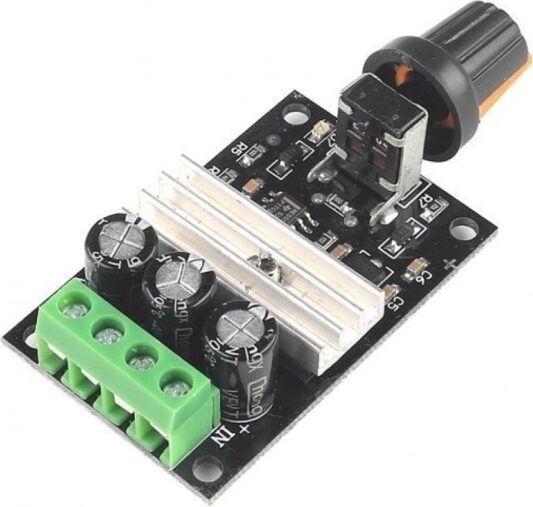 3A Pwm Motor Hız Kontrol Devresi Dimmer Dc 6V-28V 80W - Görsel 3