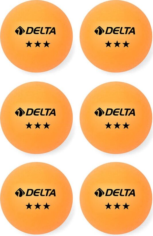 Delta 6 Adet Turuncu Masa Tenisi Topu ( Pinpon Topu )