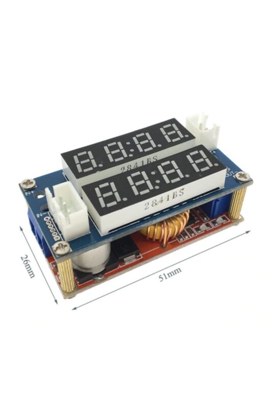 Ekranlı Xl4015 5a Volt Amper Ayarlı Cc/cv Voltaj Düşürücü Modül - Görsel 2