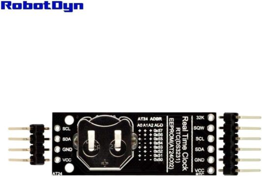RTC DS3231 + EEPROM ATC24C32 ü, CR1220 Pil ile - Görsel 3