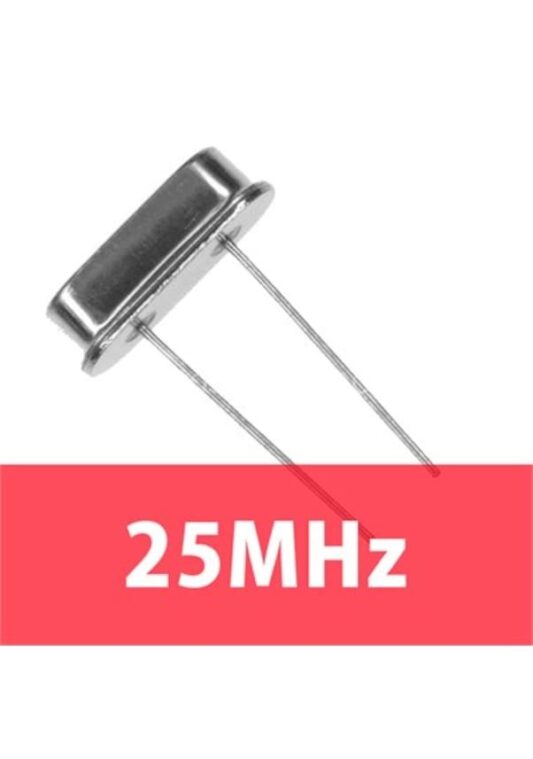 5 adet 25Mhz Kristal Osilatör (Hc-49S)