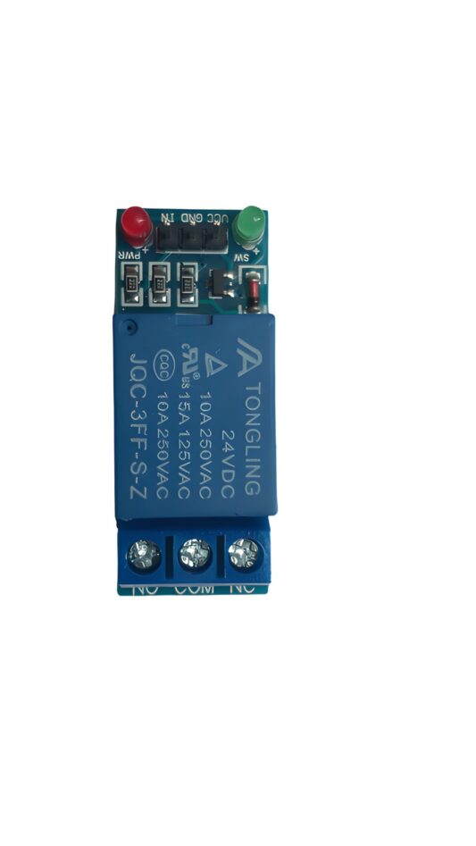Tek Kanal 24V Röle Modülü Tekli Röle Kartı 1 Kanal Arduino Relay Tek Kanal - Görsel 2