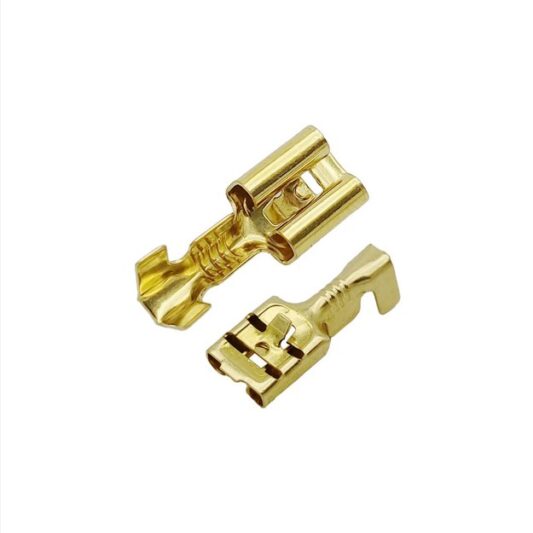 10Adet SF1D İzolesiz Dişi Fiş Terminal Soket Kablo Ucu Metali 4.8mm  Klemens