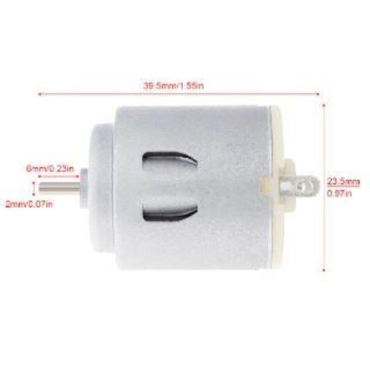 5 adet Arduino R260 Micro 5V Motor 1.61W DC Motor 12300 rpm 2mm Şaft - Görsel 3