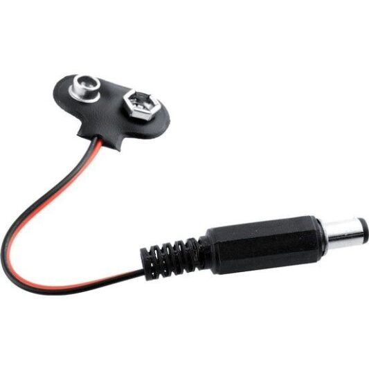 2 Adet - Arduino Uyumlu Jaklı 9V Pil Bağlantı Kablosu 9 Volt Pil - Görsel 3