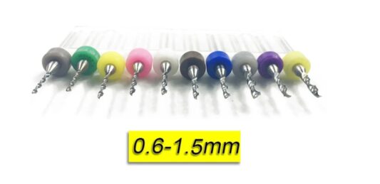 10 Parça 0.6 mm - 1.5 mm PCB Matkap Ucu