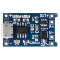 5 Adet TP4056 Korumalı Lityum Lipo Pil Şarj Devresi Micro Usb Batarya