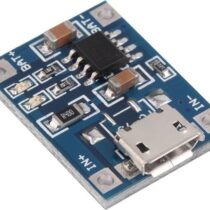 5 Adet 5V Mini Mikro USB 1A TP4056 Lityum Pil Şarj Kartı Şarj Aleti Modülü-Mavi