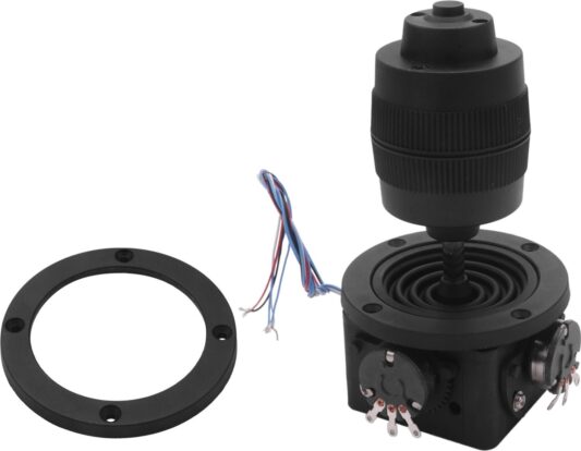RETTI 4-Eksenli Joystick Potansiyometre Düğme Kontrolü JH-D400B-M4 10K 4D Kapalı Salıncak - Görsel 4