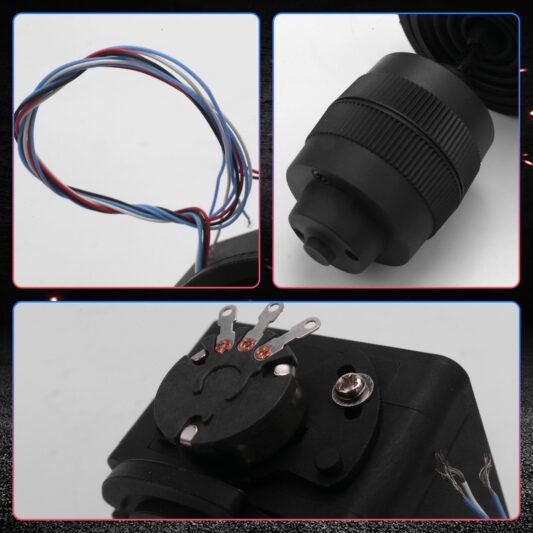 RETTI 4-Eksenli Joystick Potansiyometre Düğme Kontrolü JH-D400B-M4 10K 4D Kapalı Salıncak - Görsel 6