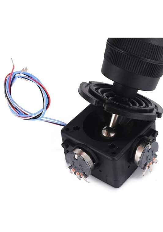 RETTI 4-Eksenli Joystick Potansiyometre Düğme Kontrolü JH-D400B-M4 10K 4D Kapalı Salıncak - Görsel 3