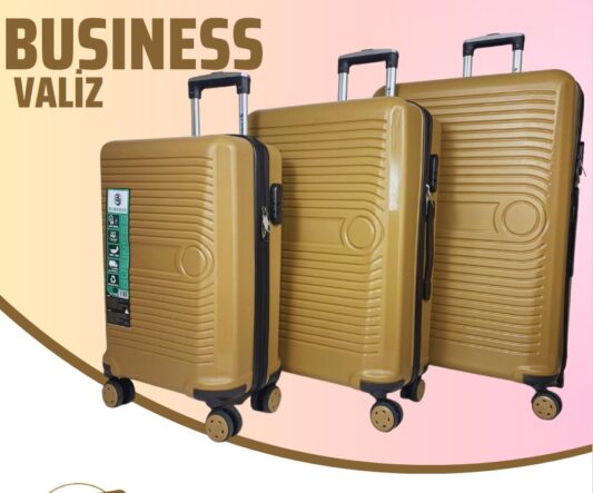 BUSINESS- GOLD 3 LÜ SET VALİZ