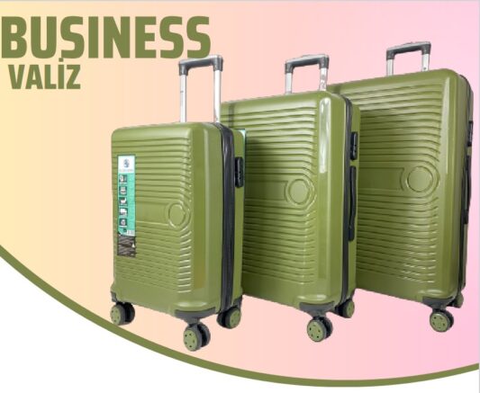 BUSINESS-HAKİ YEŞİL 3 LÜ SET VALİZ