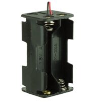 2 ADET 4'lü Kalem Pil Yuvası AA Boy Çift Taraflı Sırt Sırta Kablolu