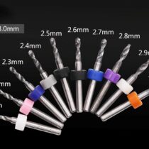 Karbid Mikro Matkap Uç Seti 2.1-3.0mm 10’lu PCB CNC Delme Uçları - Tungsten Karbid 3.175mm Sap