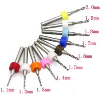 PCB Mikro Matkap Uç Seti 1.1-2.0mm 10’lu Karbür CNC Delme Uçları 3.175mm Sap Çapı