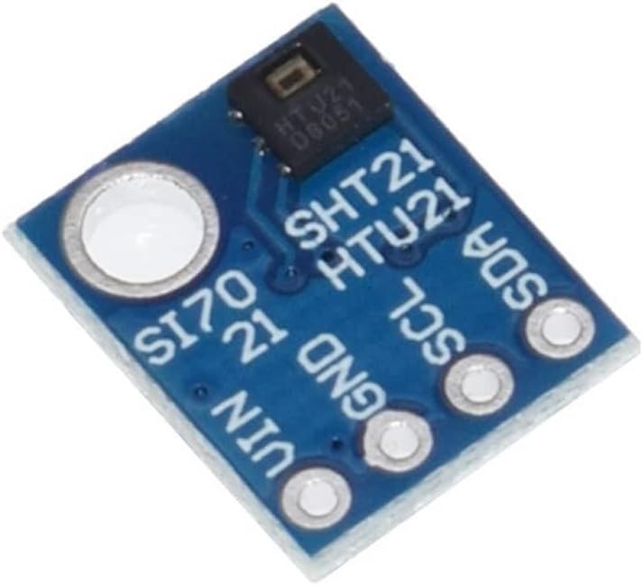 GY-21 SI7021 Hassas Sıcaklık ve Nem Sensör Modülü Kartı - I2C Arduino Uyumlu - Görsel 7