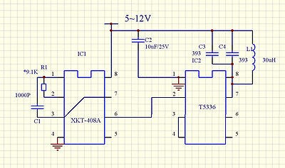 XKT-408 Kablosuz Güç Aktarım ve Şarj Modülü (5V 500mA) - Alıcı Verici Seti - Görsel 3