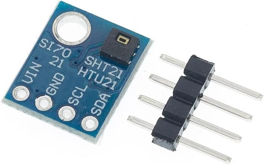 GY-21 SI7021 Hassas Sıcaklık ve Nem Sensör Modülü Kartı - I2C Arduino Uyumlu - Görsel 6