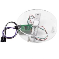 10 Kg Yük Hücresi ve HX711 Ağırlık Sensörü Modülü Seti - Arduino Uyumlu Şeffaf Akrilik Tartı Kiti