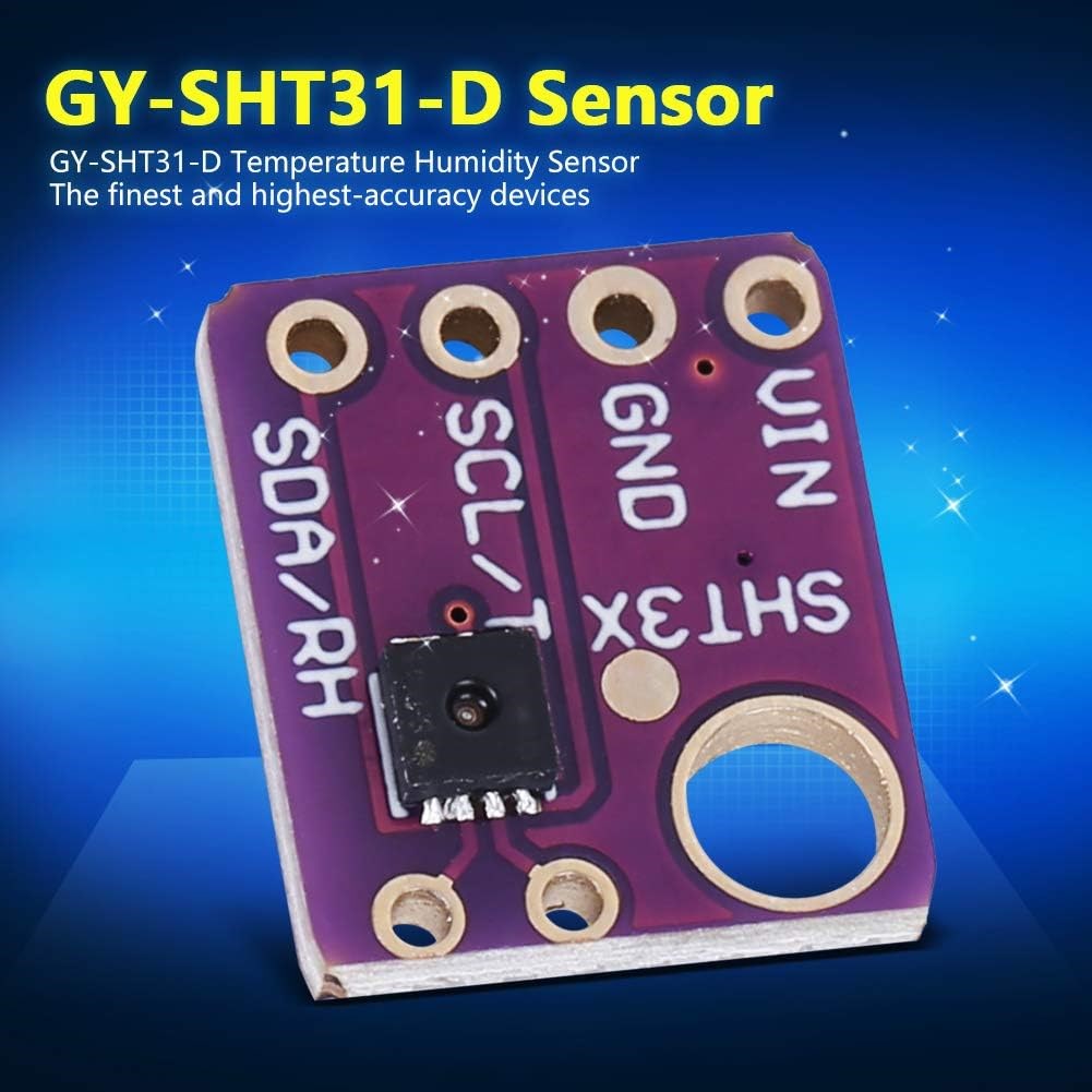 GY-SHT31-D Yüksek Hassasiyetli Dijital Sıcaklık ve Nem Sensörü Modülü I2C Arduino Uyumlu - Görsel 5