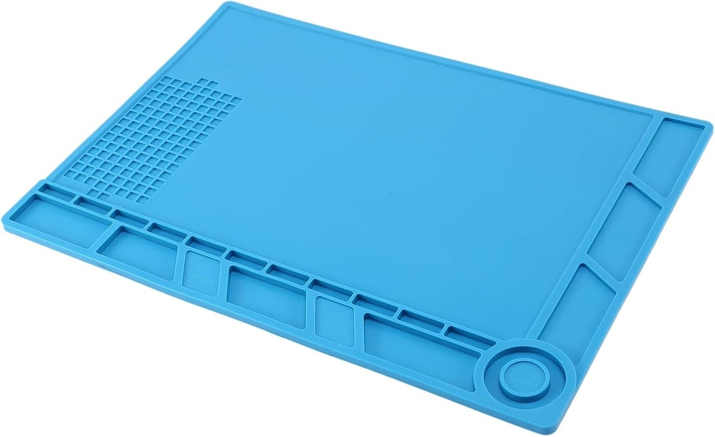 sS-140 Antistatik ESD Mıknatıslı Silikon Lehimleme Matı 35x25 - Görsel 4