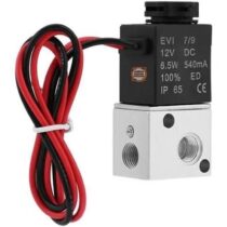 12V DC 2 Konumlu 3 Yönlü 1/8 İnç Pnömatik Solenoid Valf
