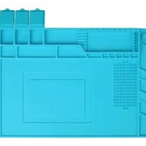 S-160 Antistatik ESD Isıya Dayanıklı Silikon Lehimleme Tamir Matı 45x30 cm