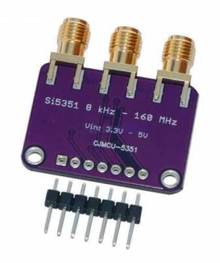 CJMCU Si5351 I2C Saat Sinyal Jeneratör Modülü 8kHz-160MHz 3 Çıkışlı - Görsel 2