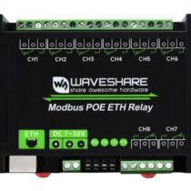 8 Kanallı Ethernet Röle Modülü Modbus RTU TCP PoE Port