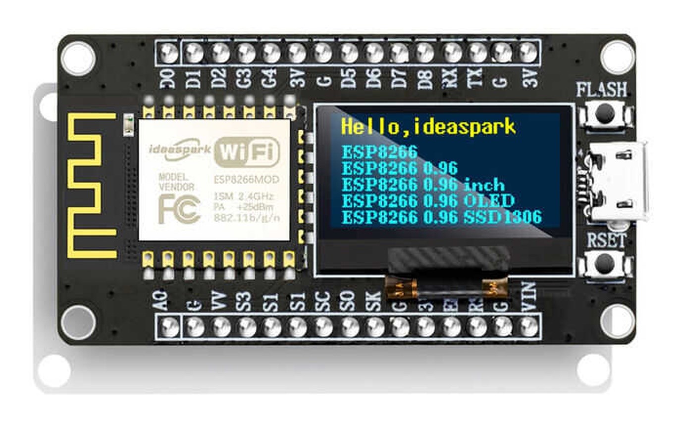 NodeMCU ESP8266 0.96 İnç OLED Ekranlı WiFi Geliştirme Modülü