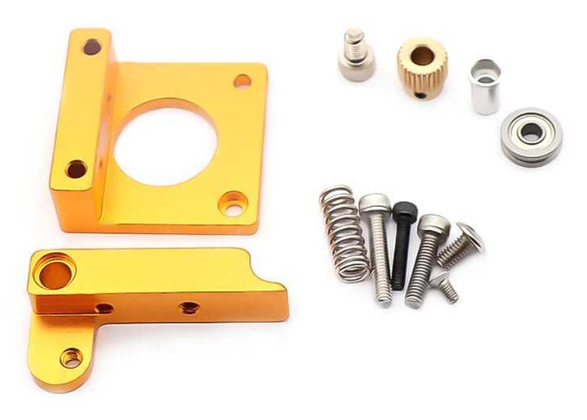 3D Yazıcı MK8 Alüminyum Ekstruder Besleme Mekanizması Sağ Yön Right - Görsel 8