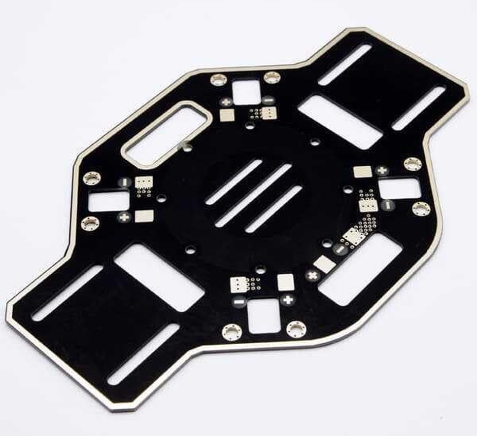 F450 PCB Kartlı Quadcopter Drone Gövde Kiti Kırmızı Siyah Kol - Görsel 3