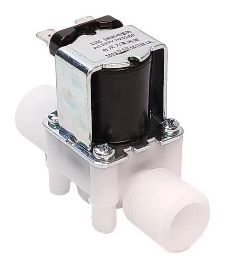 220V 1/2 İnç Plastik Gövdeli Su Solenoid Valf Normalde Kapalı - Görsel 2