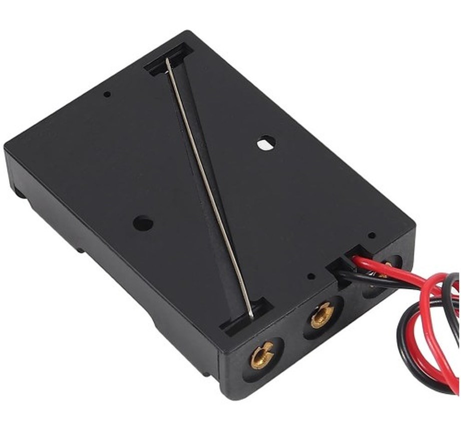 5 Adet 3'lü AAA Pil Yatağı 4.5V Çıkışlı Açık Kasa Kablolu Yuva - Görsel 6